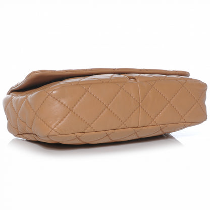 Chanel Calfskin Quilted Large Retro Chain Flap Beige 4 of 7