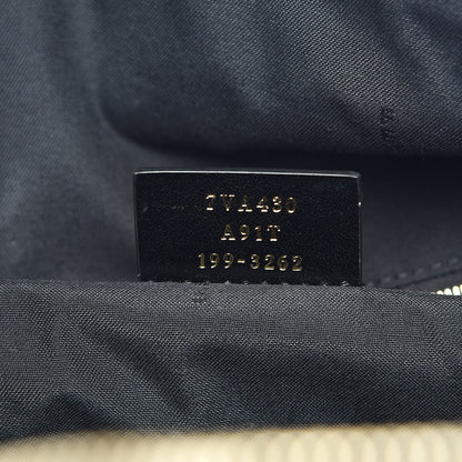 Fendi Fabric Jacquard Cuoio Roma FF Metallic Thread Karligraphy Weekender Gold Black 7 of 10