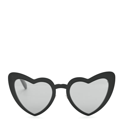 Saint Laurent Acetate Heart Frame Loulou SL196 Sunglasses Black 2 of 6