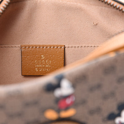 Gucci X DISNEY Mini Vintage GG Supreme Monogram Mickey Mouse Shoulder Bag Beige Vintage Sun Oil 8 of 11