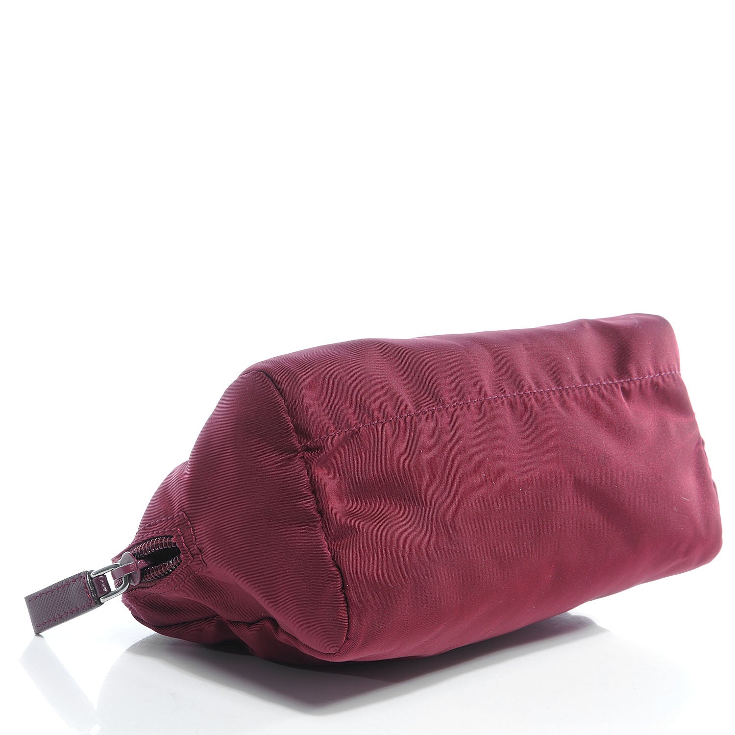 Prada Tessuto Nylon Cosmetic Bag Burgundy 4 of 10