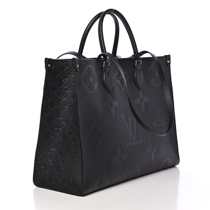 Louis Vuitton Empreinte Monogram Giant Onthego GM Black 3 of 9