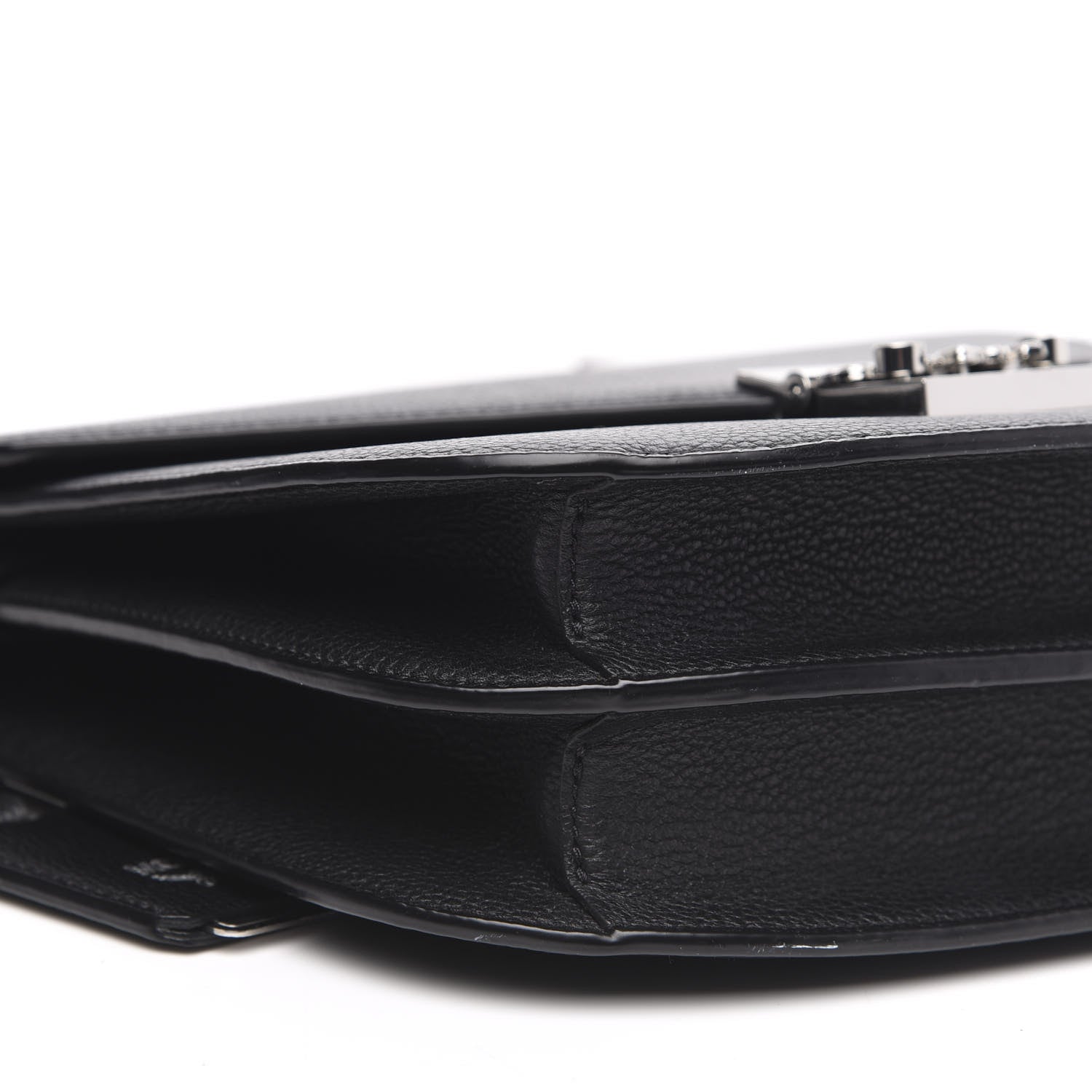 MCM Grained Calfskin Patricia Park Avenue Crossbody Bag Black 8 of 10