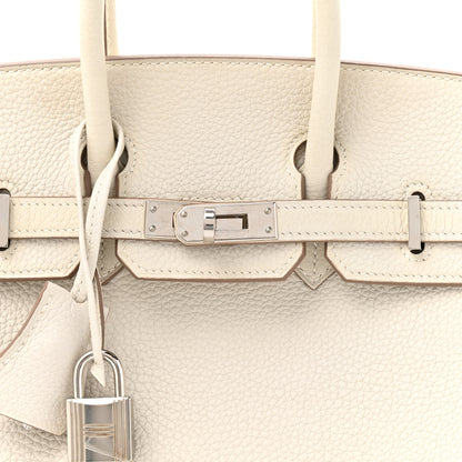 Hermes Togo Birkin 25 Gris Pale 8 of 12