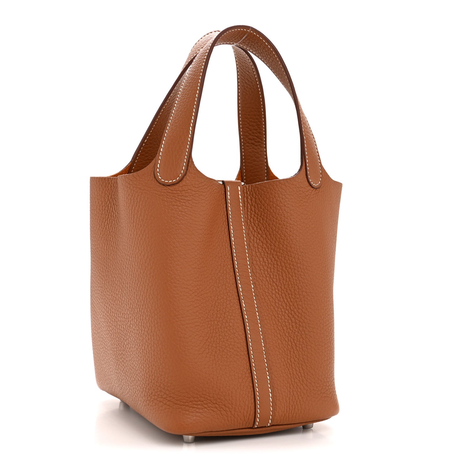 Hermes Taurillon Clemence Picotin Lock 18 PM Gold 3 of 11