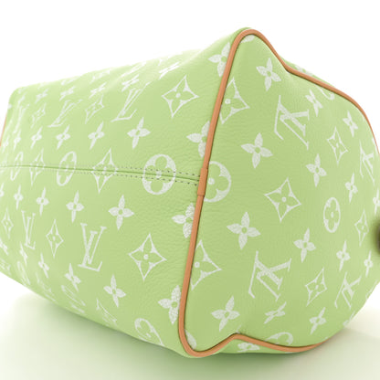 Louis Vuitton Calfskin Monogram Speedy P9 Bandouliere 30 Frozen Lime Vert Clair 10 of 10