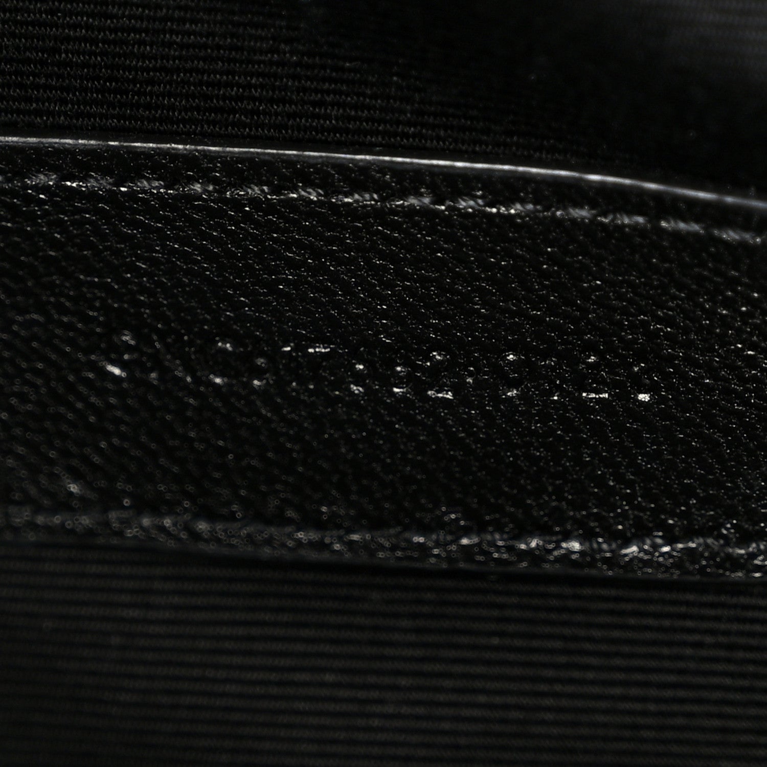 Saint Laurent Grain De Poudre Matelasse Chevron Monogram Cassandre Flap Pouch Dark Beige 7 of 9