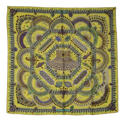 Hermes Silk Parures Des Maharajas Scarf 90 3 of 5