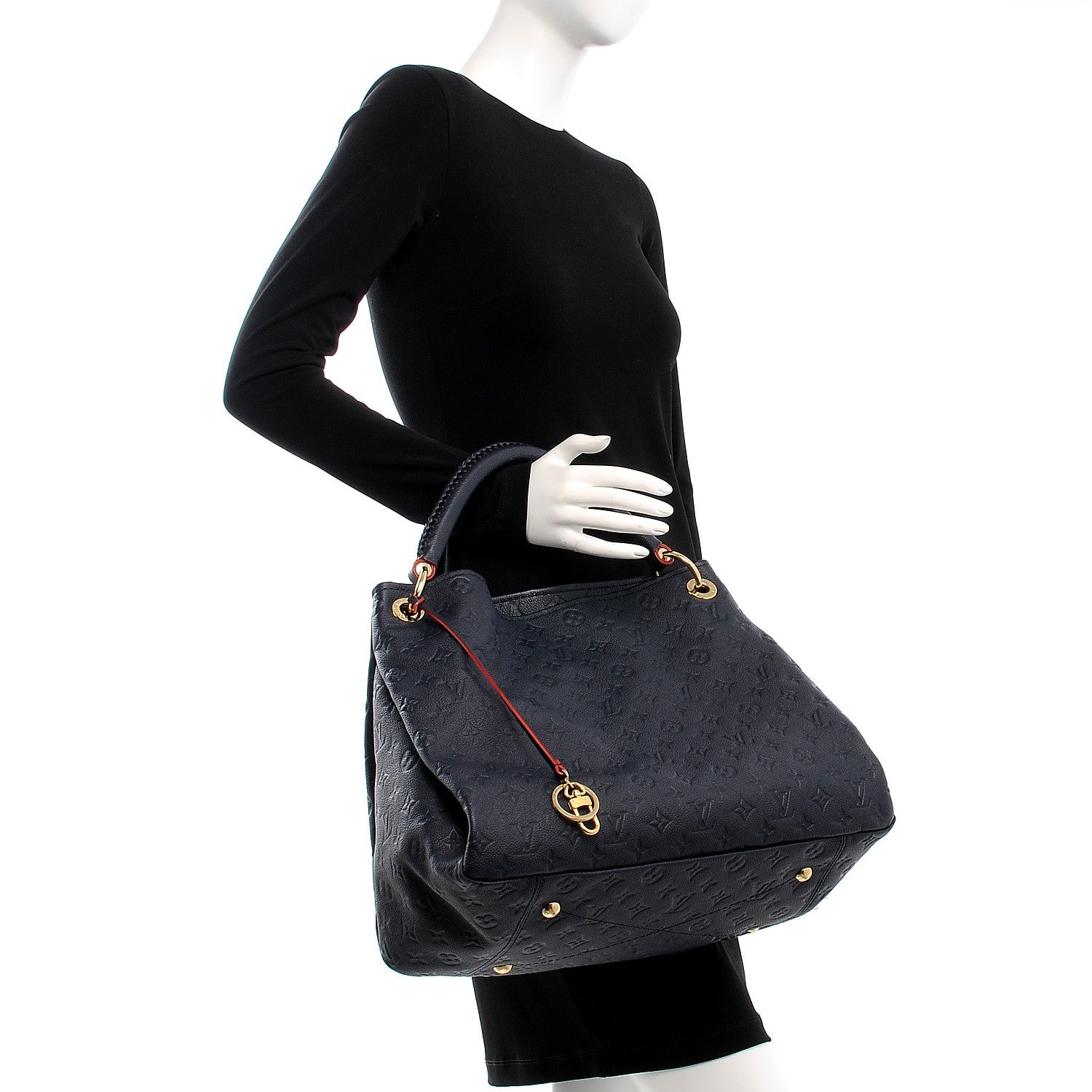Louis Vuitton Empreinte Artsy MM Marine Rouge 2 of 7