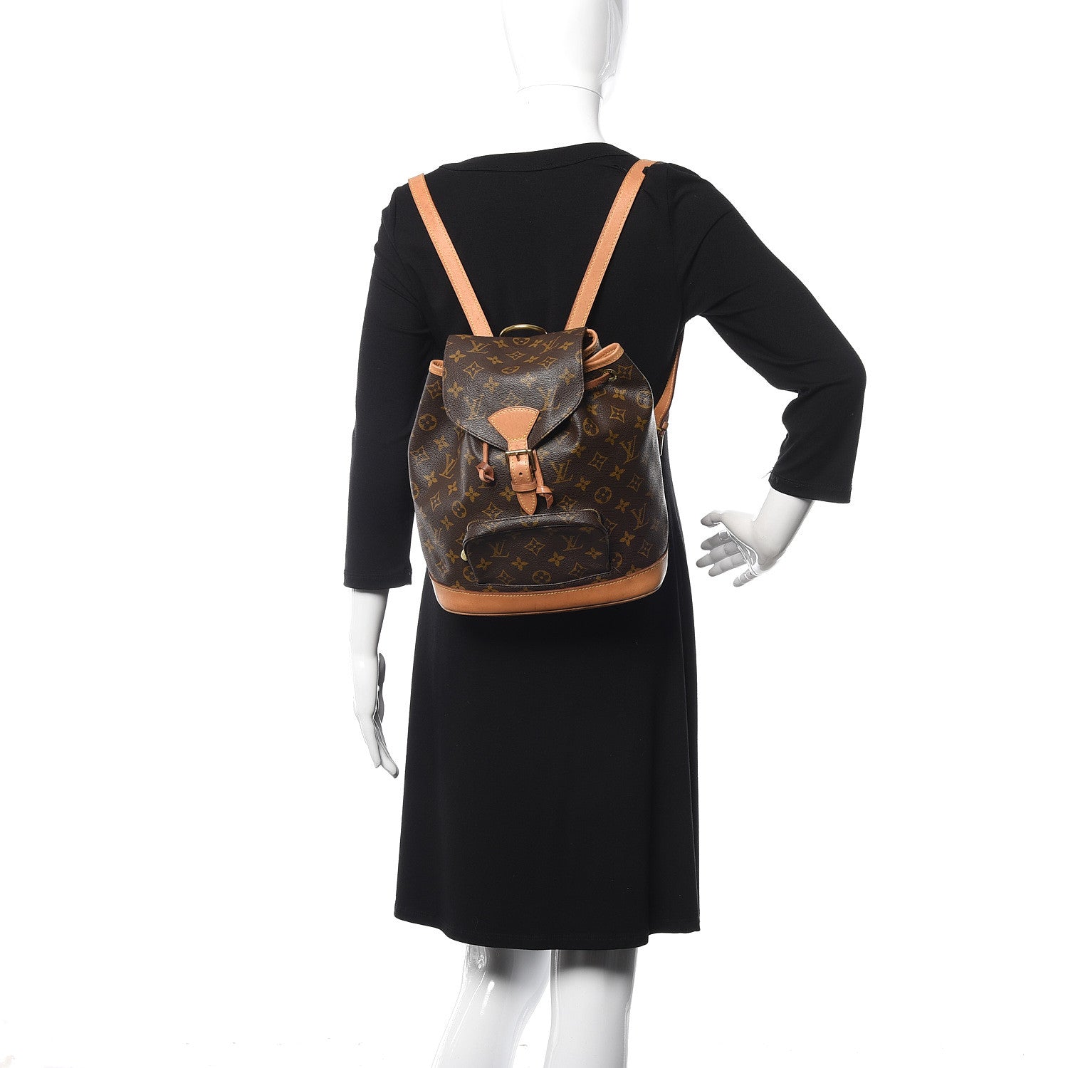 Louis Vuitton Monogram Montsouris MM Backpack 2 of 11