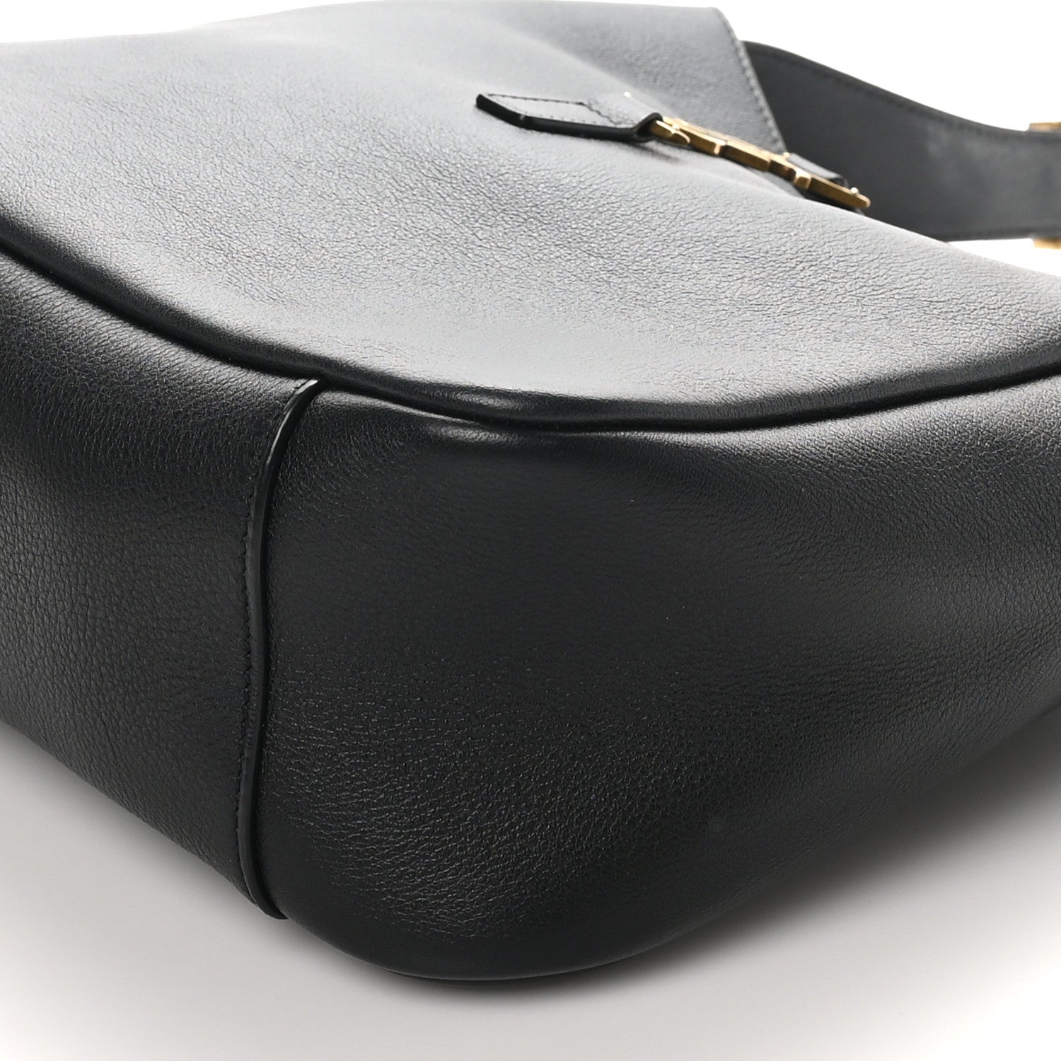 Saint Laurent Smooth Calfskin Small Le 5 A 7 Soft Hobo Black 9 of 9