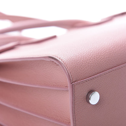 Saint Laurent Grained Calfskin Baby Sac De Jour Dark Rose 12 of 20