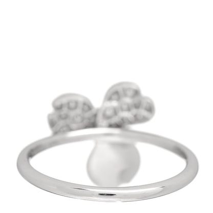 Tiffany Platinum Diamond Paper Flowers Ring 52 6 4 of 5