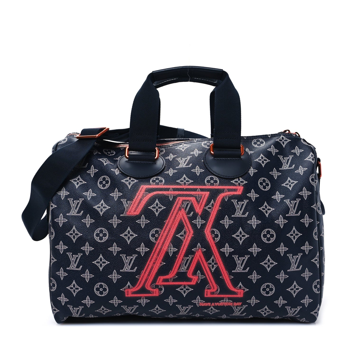 Monogram Upside Down Speedy Bandouliere 40