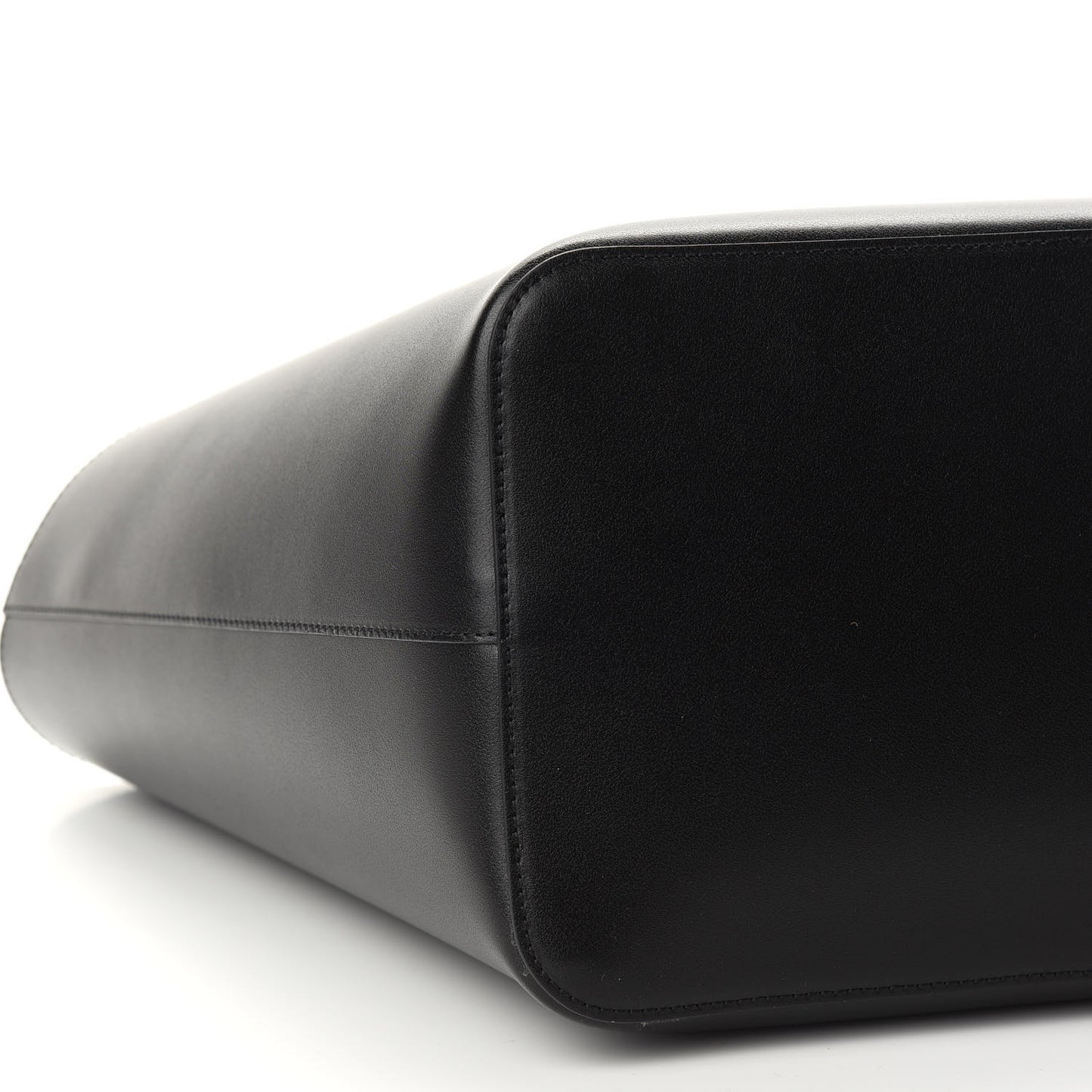 Smooth Calfskin Wing Shopping Bag Black