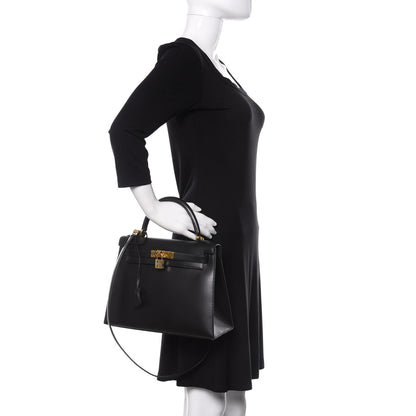 Hermes Box Kelly Sellier 28 Black 3 of 15