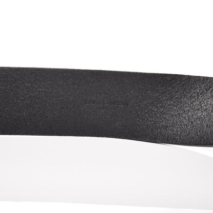 Saint Laurent Calfskin Heart Belt 85 Black 7 of 7