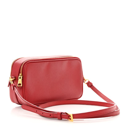 Prada Saffiano Mini Camera Crossbody Fuoco 3 of 16