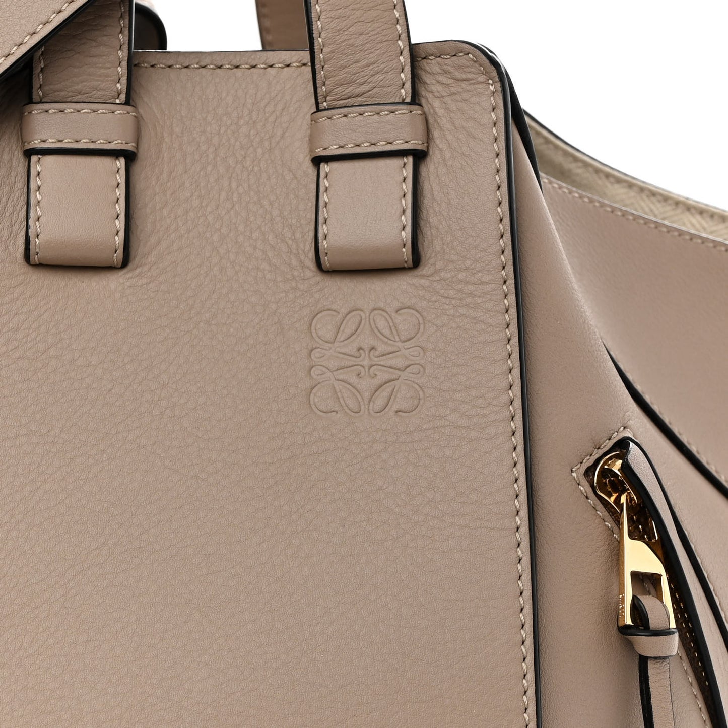 Calfskin Small Hammock Shoulder Bag Sand