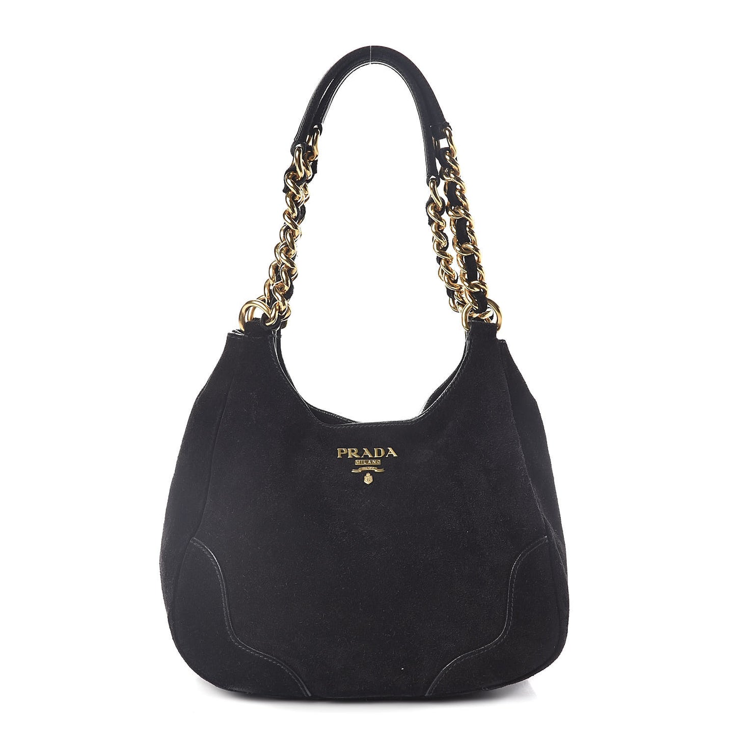 Scamosciato Suede Hobo Black