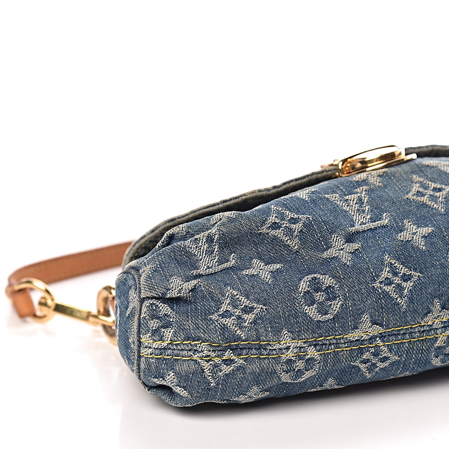 Louis Vuitton Monogram Denim Mini Pleaty Blue 9 of 14