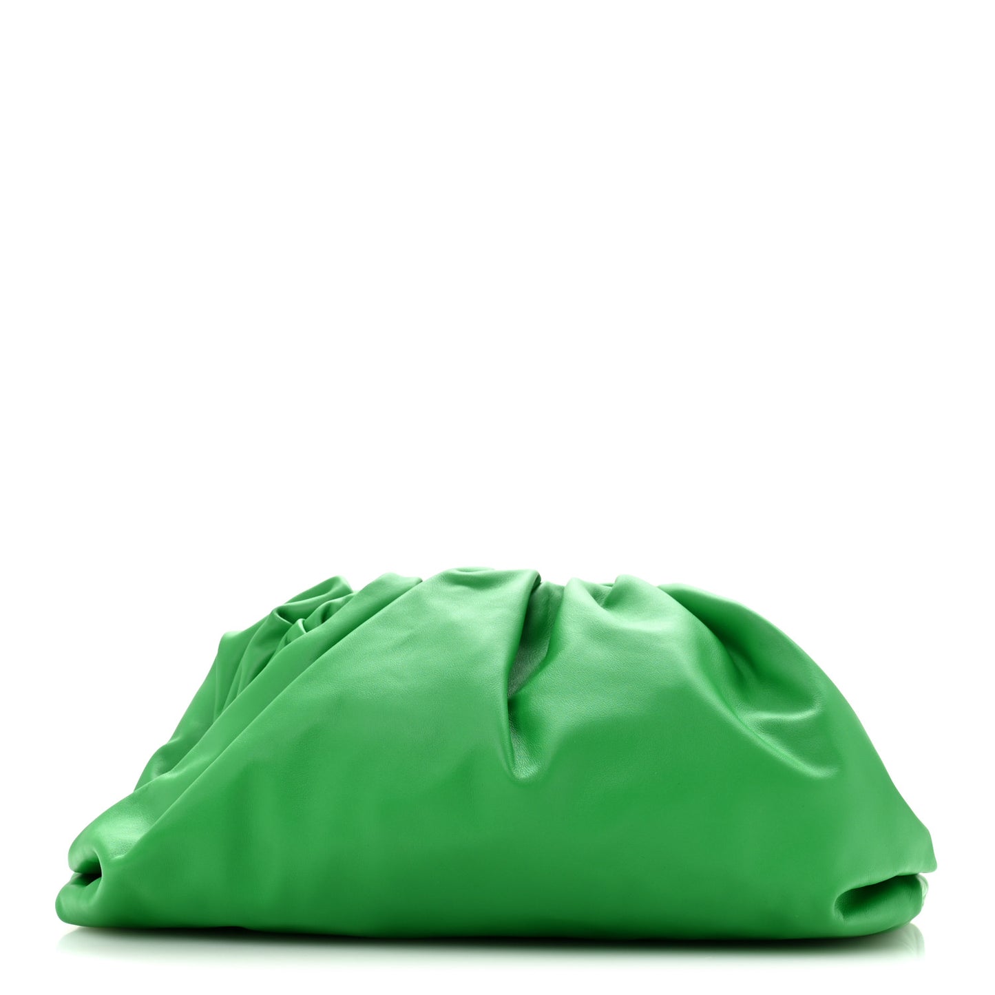 Smooth Butter Calf The Pouch Oversized Clutch Parakeet
