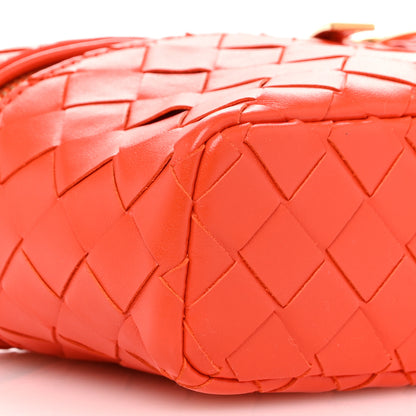 Bottega Veneta Calfskin Intrecciato Bang Bang Vanity Case Orange 9 of 10