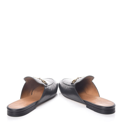 Gucci Calfskin Womens Princetown Slippers 38.5 Black 6 of 12