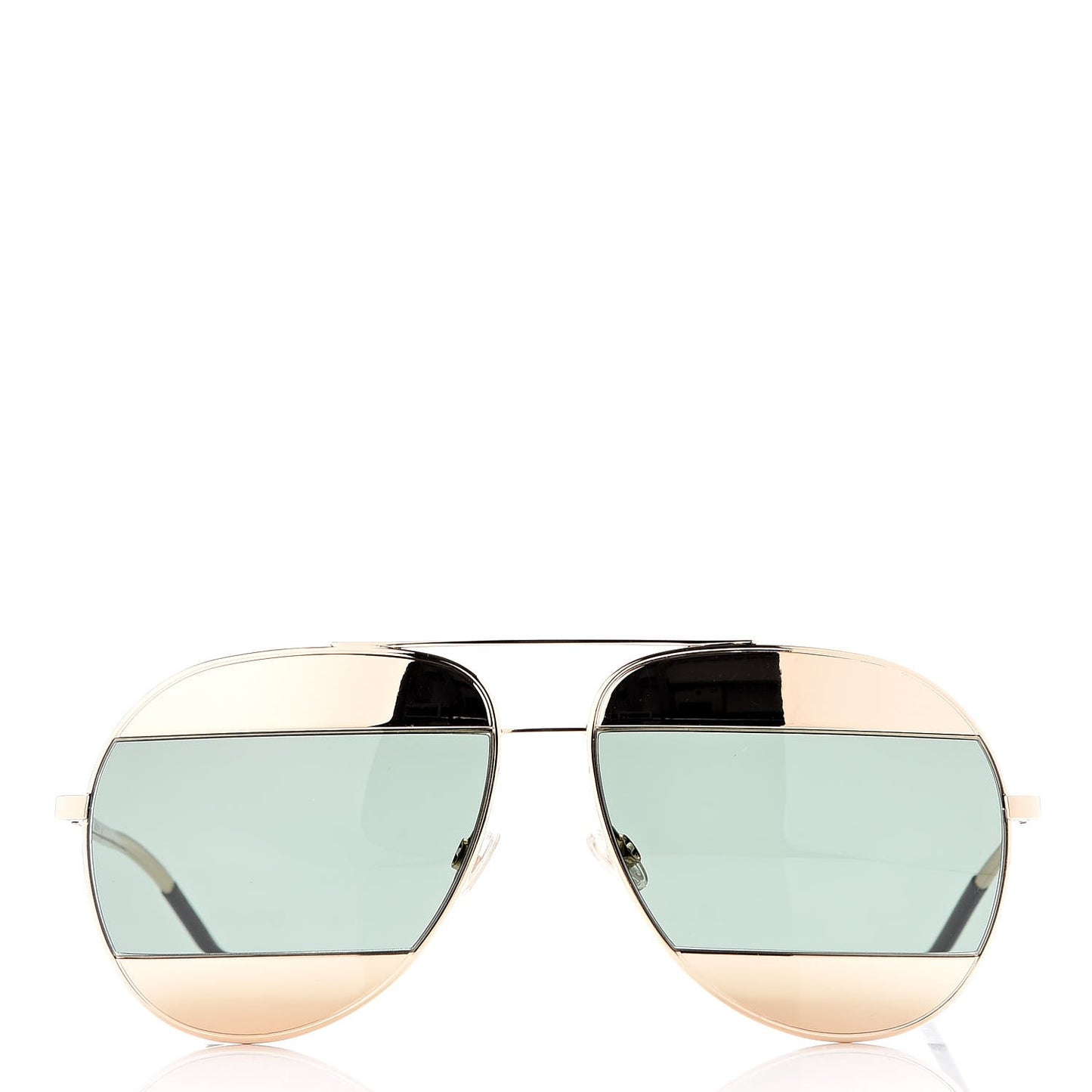 Split 1 Aviator Sunglasses Gold