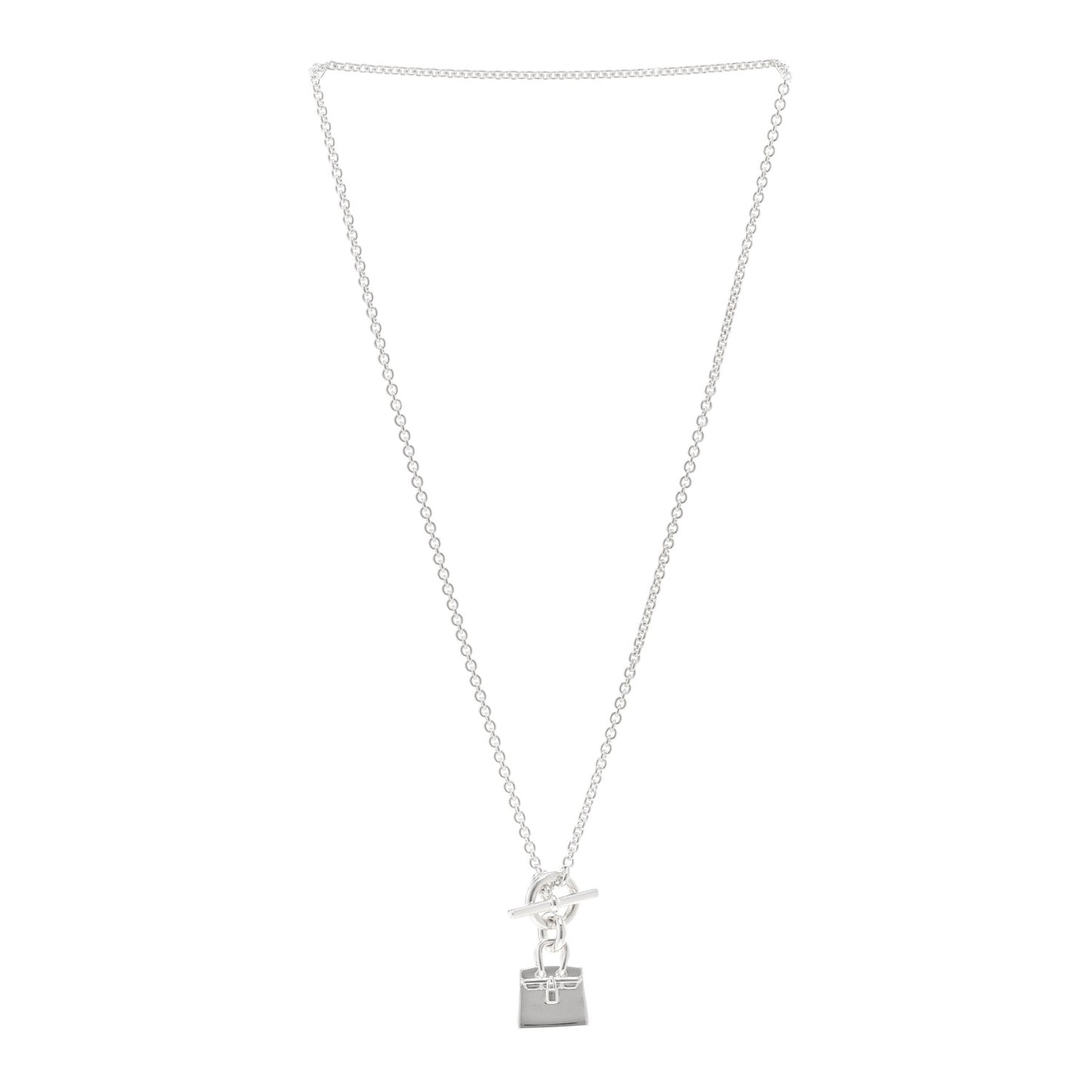 Sterling Silver Birkin Amulette Pendant Necklace