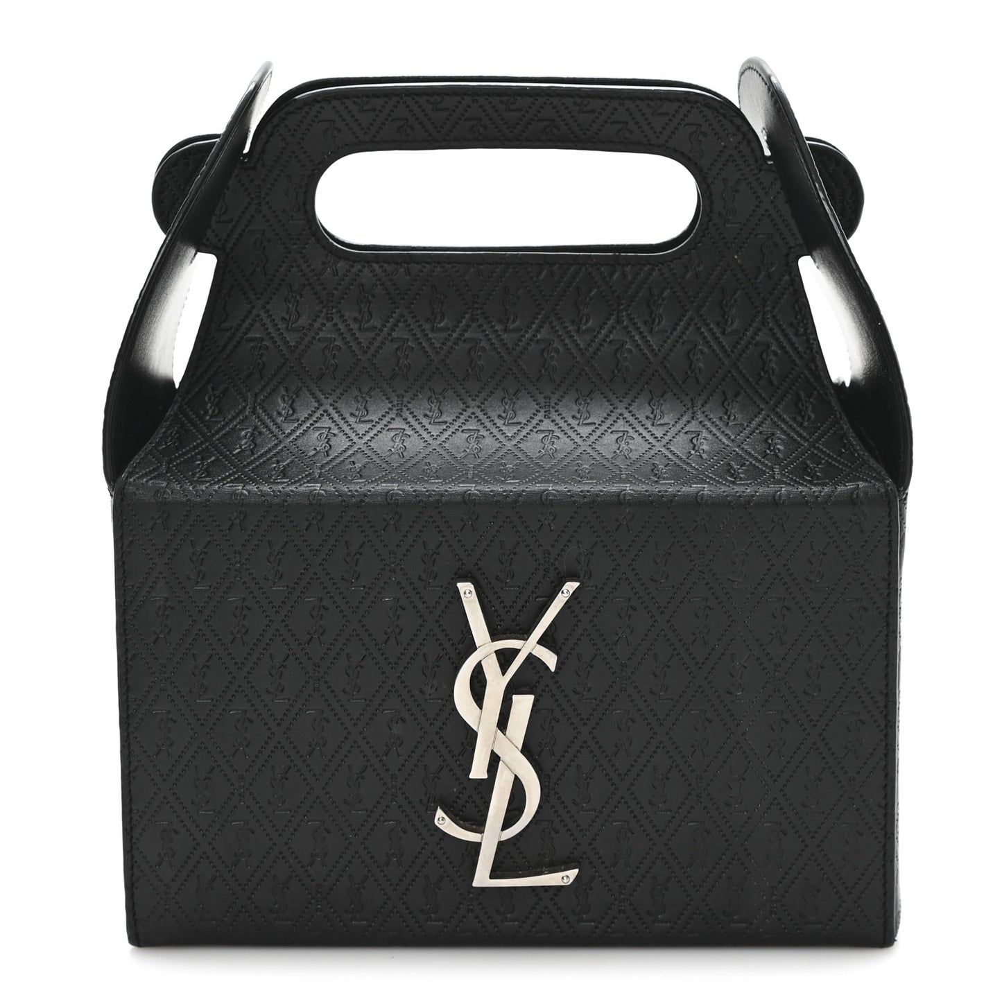 Calfskin Monogram Take Away Box Black