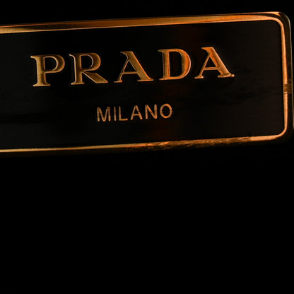 Prada Wicker Canvas Tote Naturale Black 6 of 11