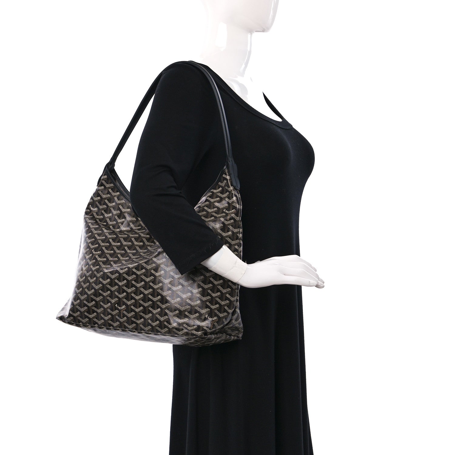 Goyard Goyardine Boheme Hobo Black 2 of 9