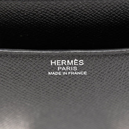 Hermes Epsom Enamel Constance 24 Black Bleu Saint Cyr 6 of 11