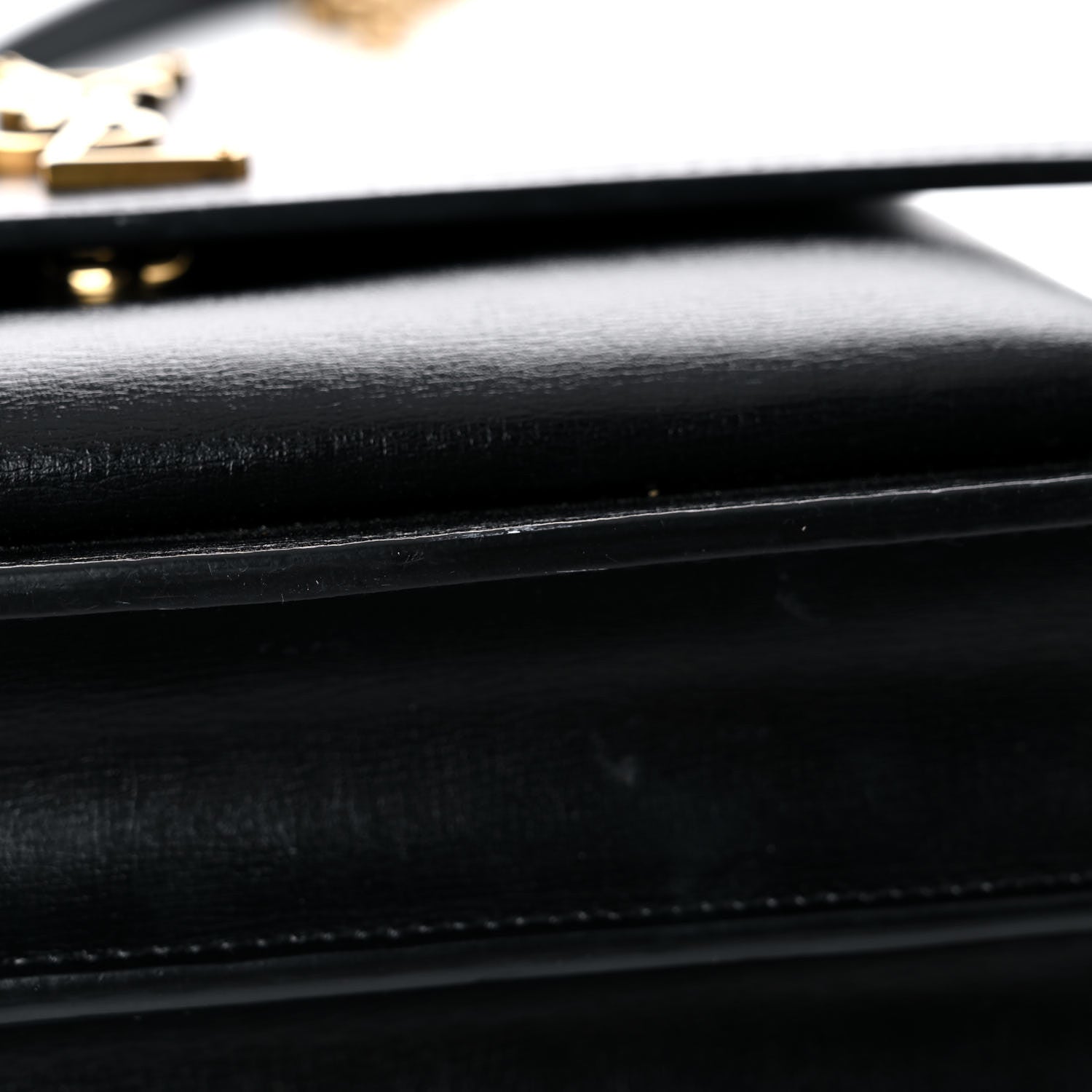 Saint Laurent Calfskin Medium Monogram Sunset Black 15 of 18