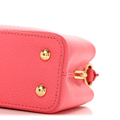 Louis Vuitton Taurillon LV Bloom Capucines Mini Pink Sky 9 of 10