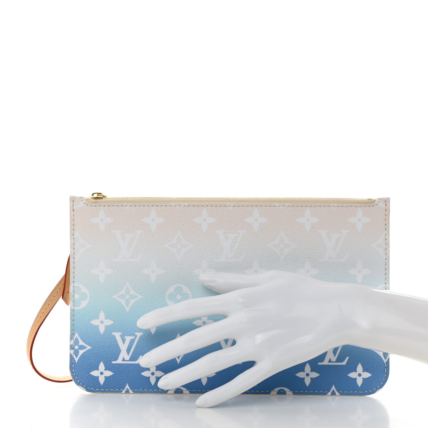 Louis Vuitton Monogram By The Pool Neverfull MM Pochette Blue 2 of 6