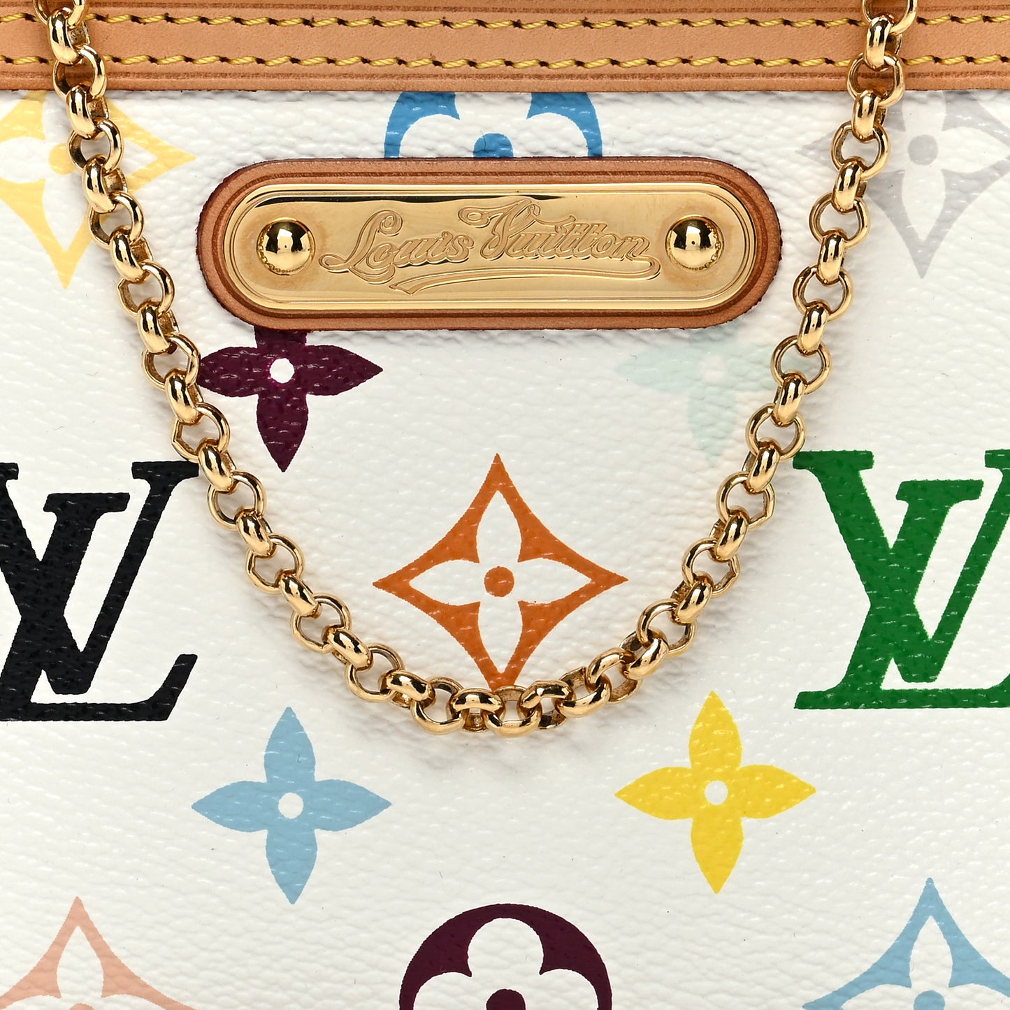 Monogram Multicolor Pochette Milla MM White