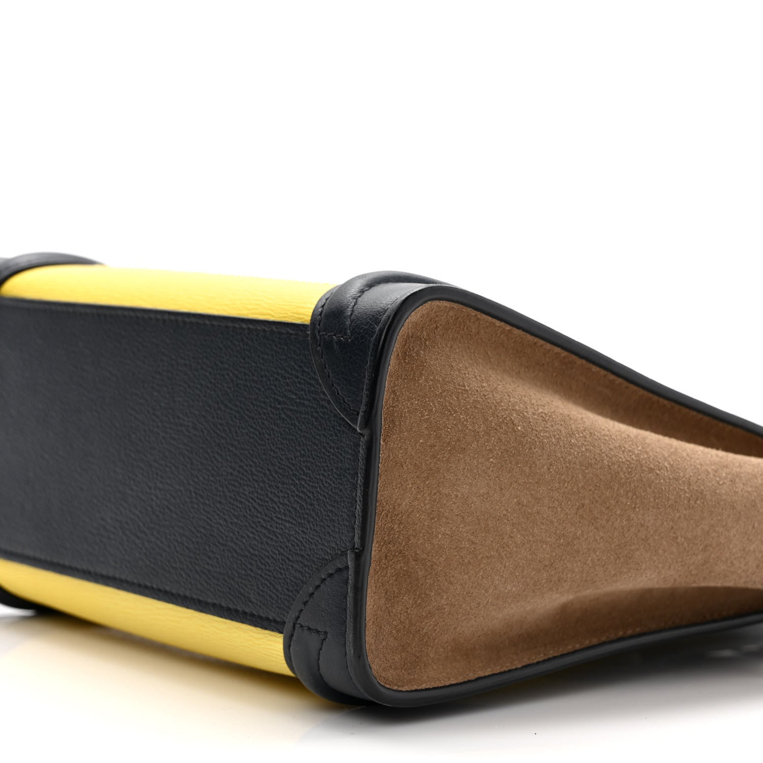 Celine Leige Calfskin Suede Tri-color Nano Luggage Multicolor 7 of 7