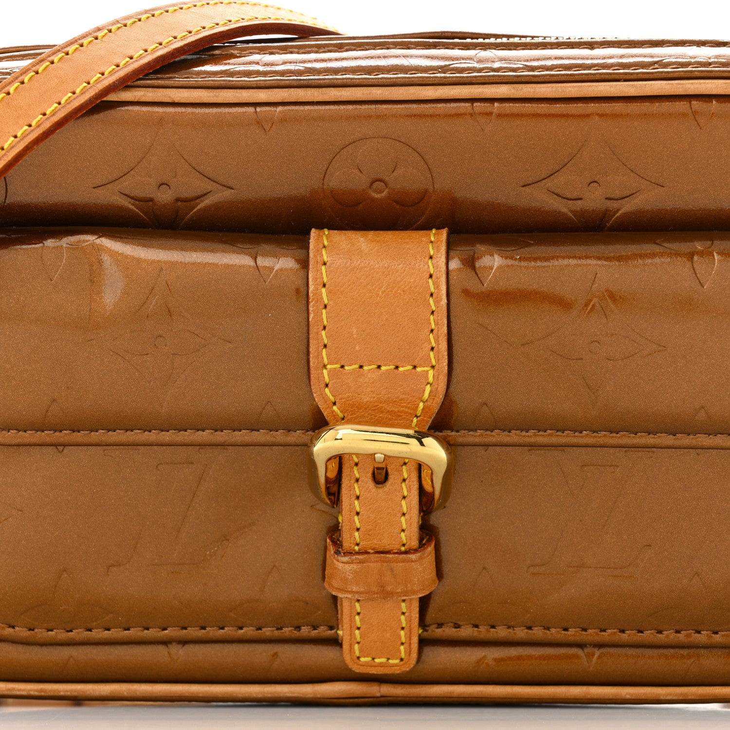 Louis Vuitton Vernis Christie MM Bronze 7 of 18