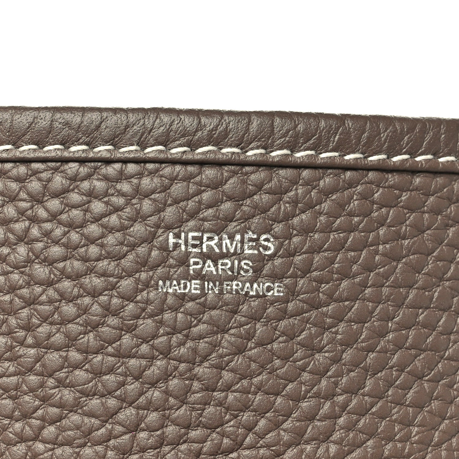 Hermes Taurillon Clemence Evelyne III PM Etoupe 6 of 11