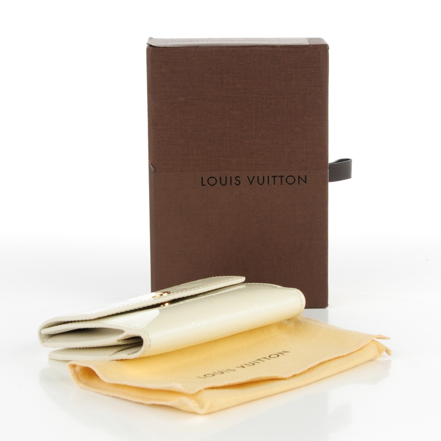 Louis Vuitton Vernis Elise Wallet Perle 4 of 8