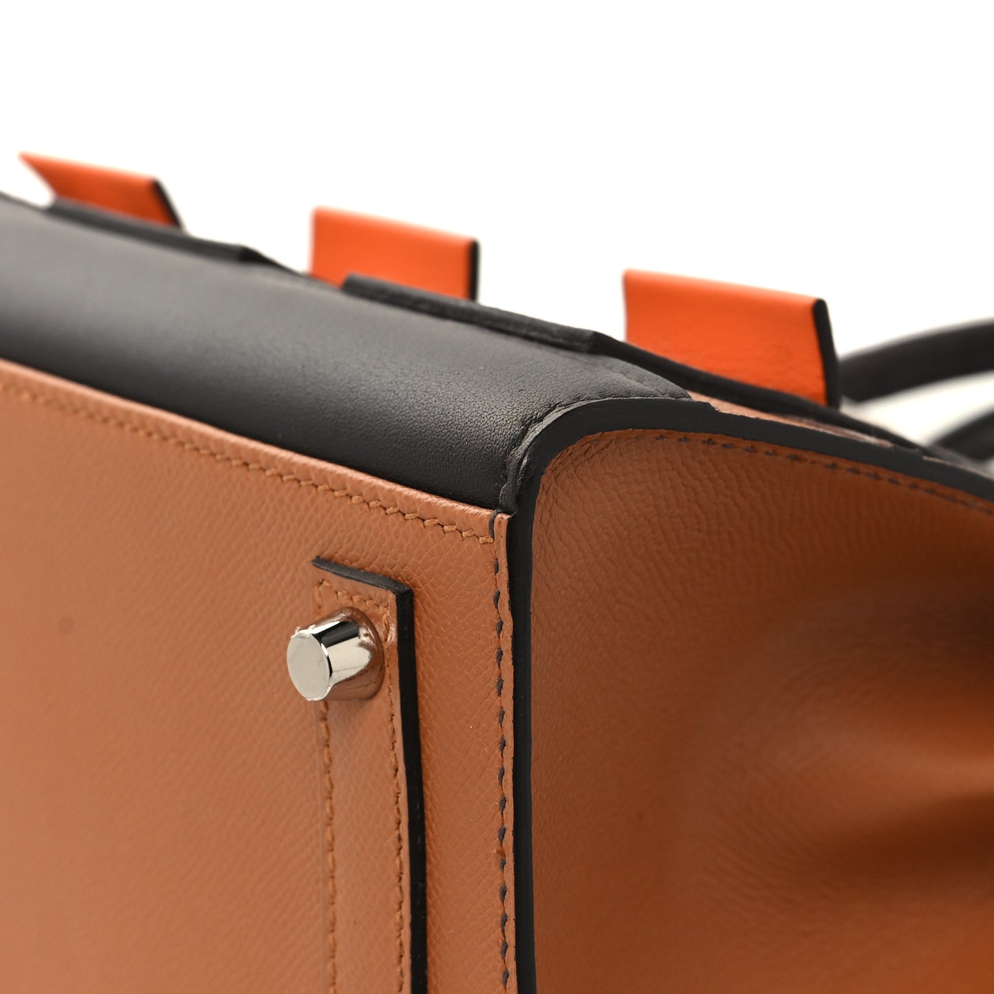 Madame Calfskin Matte Alligator Epsom Faubourg Day Birkin Sellier 20 Gold Ebene Orange