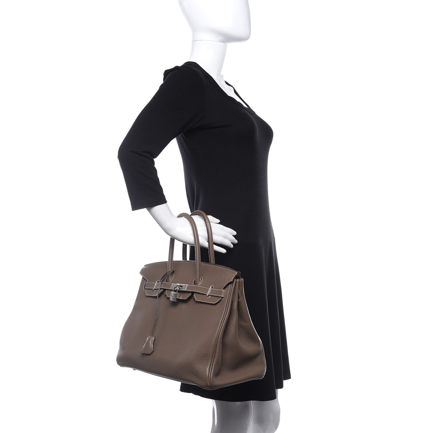 Taurillon Clemence Birkin 35 Etoupe