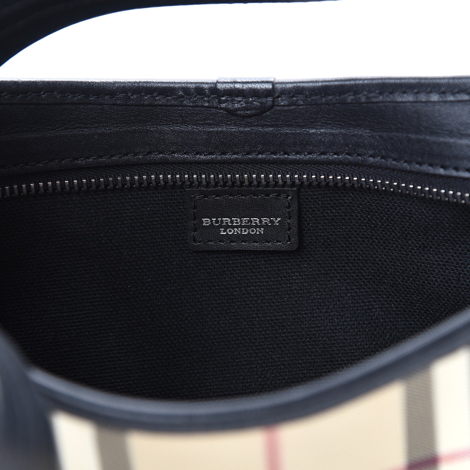 Burberry House Check Studded Shoulder Bag Black 5 of 12
