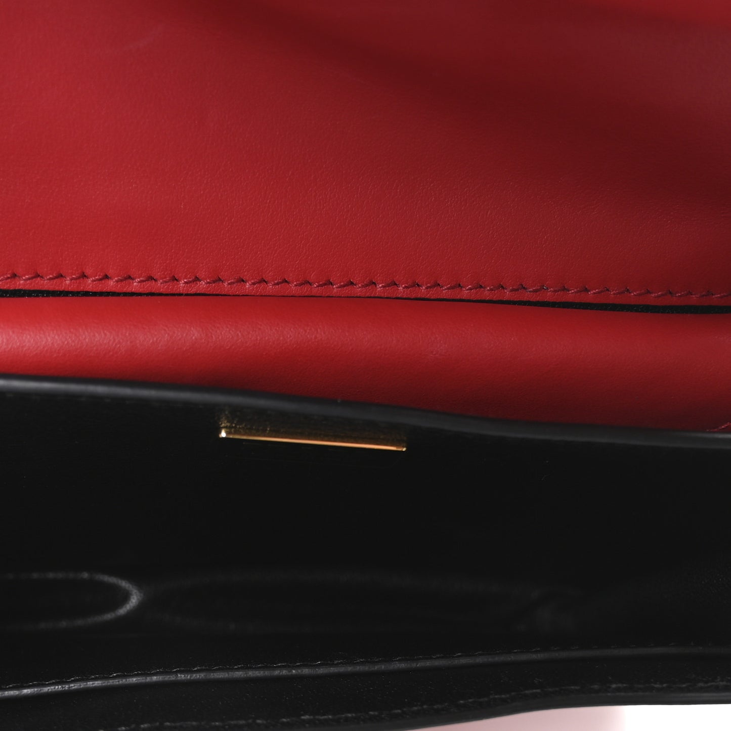 City Calfskin Saffiano Cahier Bag Fuoco Black
