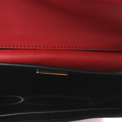 Prada City Calfskin Saffiano Cahier Bag Fuoco Black 5 of 9