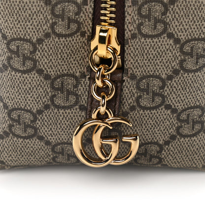 Gucci Soft GG Supreme Monogram Calfskin Medium Ophidia Cosmetic Case Beige Ebony New Acero 11 of 11