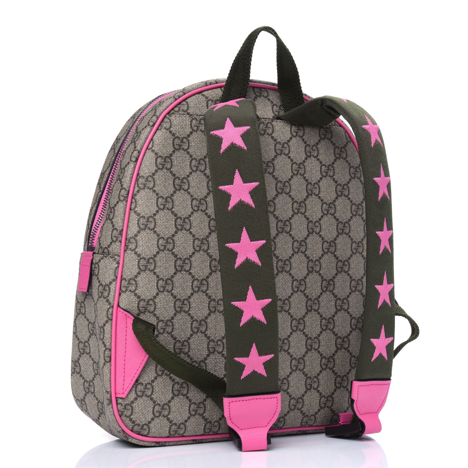 Gucci GG Supreme Monogram Childrens Blind For Love Butterfly Backpack 2 of 4