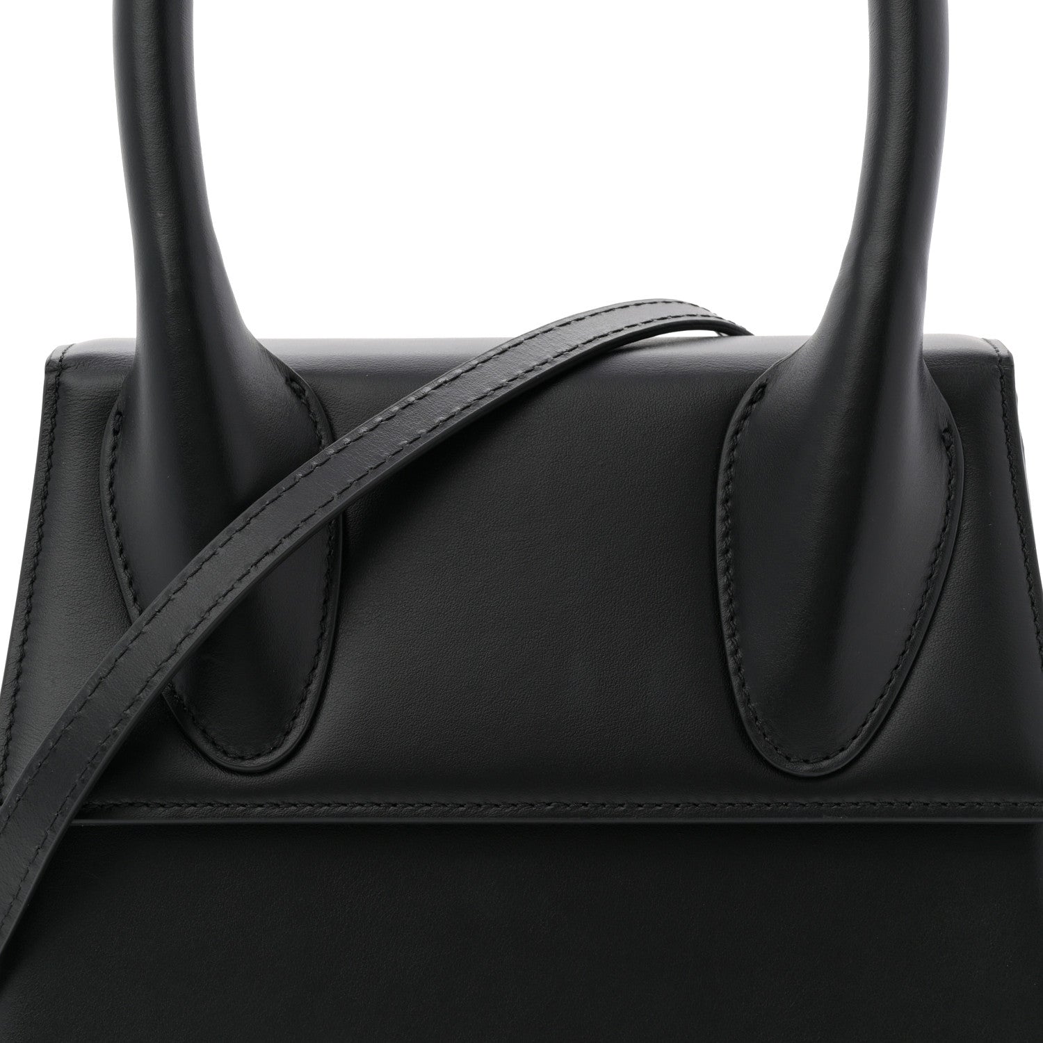 Jacquemus Smooth Calfskin Le Grand Chiquito Black Black 7 of 11